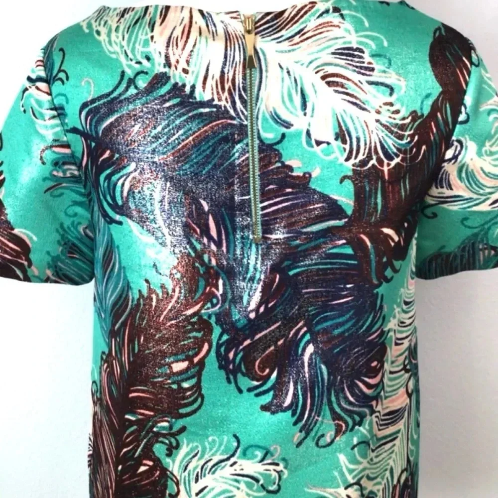 NWOT Kate Spade Shimmery Printed Blouse $328